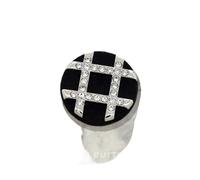 Buttons 6pcs Luxury Metal Sewing Button for Clothing Coat Skirt Clothing Accessory Buttons Decorative DIY Accessories(Color 9,25mm)