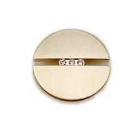 Buttons, Button 10Pcs Metal Button 20mm/23mm/25mm Round Buttons Coat DIY Sewing Decoration Buckle,Gold,30mm