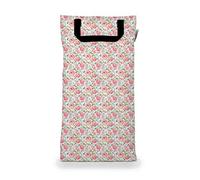 Buttons Cloth Diapers Waterproof Washable Reusable Zippered Laundry Wet Bag (Large, Flourish)