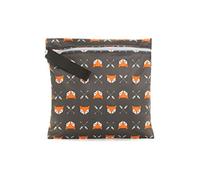 Buttons Cloth Diapers Waterproof Washable Reusable Zippered Laundry Wet Bag (Small, Sherwood)