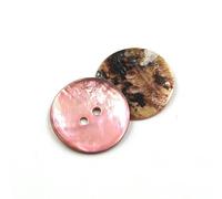 Buttons,Coat Buttons,Pearl Buttons,10pcs/lot Natural Shell Sewing Buttons Color Mother of Pearl Shell Round Buttons 2 Holes(Red,15mm)(Pink,12mm)