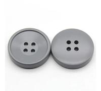 Buttons for Clothes 10PCs 21/25/30mm Resin Sewing Buttons Scrapbooking 4 Holes Round Button DIY Coat Garment Handmade Clothing Accessories-Red-30mm Dia(Grey,21mm Dia.)