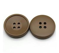 Buttons for Clothes 10PCs 21/25/30mm Resin Sewing Buttons Scrapbooking 4 Holes Round Button DIY Coat Garment Handmade Clothing Accessories-Red-30mm Dia(Khaki,21mm Dia.)