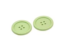 Buttons for Crafts 1000Pcs 30mm Large Round Colorful Plastic Buttons for Clothing Women Coat DIY Crafts Sewing Accessories(NO.6 Green)
