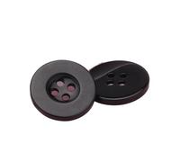 Buttons for Sewing 10pcs 9-30mm Four Eye Buttons Sweater Shirt Resin Sewing Button DIY Clothes Crafts Garment Scrapbooking(Black,44L 28.0 MM)