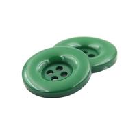 Buttons for Sewing 15mm 18mm 20mm 23mm 25mm 28mm 30mm 34mm 38mm 4 Hole Plastic Resin Round Buttons Black White Button for Sewing Scrapbooking DIY(08 Dark Green,18mm 40pieces)