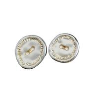 Buttons for Sewing 50PCS Button for Leather Craft Sewing Jacket Coat Suit DIY Irregular 2-Hole Silver Gold Copper Clothing Accessories(Color 03,18mm 50pcs)