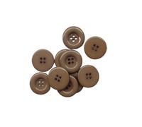 Buttons for Sewing Round Resin Buttons, 4-Holes, Coat Sewing, Scrapbooking, DIY, 15mm, 18mm, 20mm, 23mm, 25mm, 28mm, 30mm, 34.0mm, 38mm(17 Light Coffee,25mm 10pcs)
