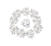 Buttons forSewing 10Pcs Colorful Rhinestone Pearl Flower-Shaped Buttons Sparkling Crystal Hairpins Decor for Hat Clothes Apparel Sewing Accessory(Color 02)