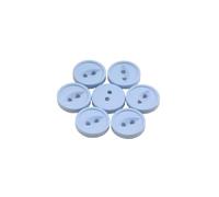 Buttons forSewing 30Pcs Resin Buttons Flat Round Craft Suitable for Sewing Clothing Hats DIY Crafts Children's Manual Button Painting(Sky Blue)