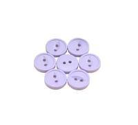 Buttons forSewing 30Pcs Resin Buttons Flat Round Craft Suitable for Sewing Clothing Hats DIY Crafts Children's Manual Button Painting(Light Purple)