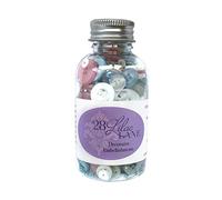 Buttons Galore 28 Lilac Lane Embellishment Bottle Kit Cotton Candy, Acrylic, Multicoloured, 3-Piece