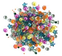 Buttons Galore 573962 Sparkletz Embellishment - Rainbow, 10g Pack