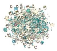 Buttons Galore 573971 Sparkletz Embellishment - Snow Crystals, 10g Pack