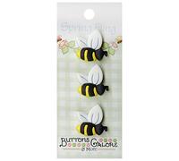 Buttons Galore Bees, Multi-Colour, 0.6