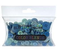 Buttons Galore "Blueberry Pie Durable Plastic Stylish Button, Multi-Colour