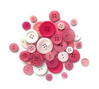 Buttons Galore "Bubblegum Durable Plastic Stylish Button, Multi-Colour