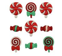 Buttons Galore "Christmas Candy Button, Acrylic, Multi-Colour
