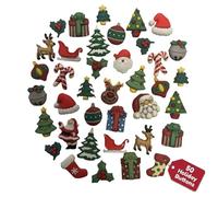 Buttons Galore Christmas Super Value Pack Craft Buttons, Red 50 Pack