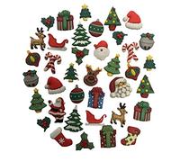 Buttons Galore Christmas Super Value Pack Craft Buttons, Red 50 Pack
