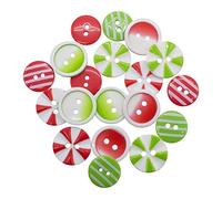 Buttons Galore Christmas Themed Buttons-Colors of Christmas 18/Pkg