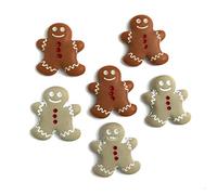 Buttons Galore Christmas Themed Buttons - Gingerbread Cookies