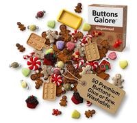 Buttons Galore Craft & Sewing Button Super Value Pack (Gingerbread)