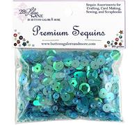 BUTTONS GALORE, INC Lilac Lane PREM SEQN Peacock, Blue, One Size