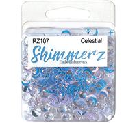 BUTTONS GALORE, INC SHIMMERZ EMBELLSHMTS Celestial, One Size
