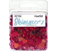 BUTTONS GALORE, INC SHIMMERZ EMBELLSHMTS Heart Felt, One Size