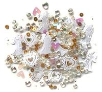 BUTTONS GALORE, INC SPARKLETZ EMB 10G MARRD, Just Married, One Size