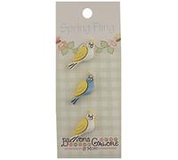 Buttons Galore "Love Birds Durable Plastic Stylish Button, Multi-Colour