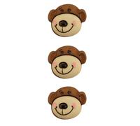 Buttons Galore "Max the Monkey Durable Plastic Stylish Button, Multi-Colour