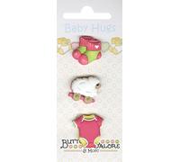Buttons Galore Sleep Tight-Girl, Multi-Colour, 0.6