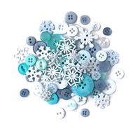 Buttons Galore Snowflakes, Multi-Colour, 0.6