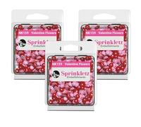 Buttons Galore Sprinkletz Embellishments 12g-Valentine Flowers