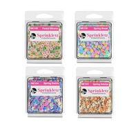 Buttons Galore Sprinkletz, Tiny Polymer Clay Embellishments for Crafts, Scrapbooks, Card Making & Shaker Crafts - Spring - 2,400 Pieces