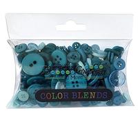 Buttons Galore Teal Ice, Multi-Colour, 0.6