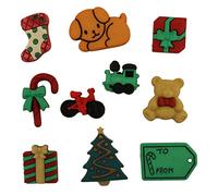 Buttons Galore Under The Tree, Acrylic, Multi-Colour, 0.5 x 2 x 2 cm