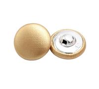 Buttons,Metal Buttons, Buttons 10pcs 11/15/20/25/30mm Leather Covered with Shank for Clothes Coat Windbreaker Sofa Button(OneColor,28mm 10pcs)