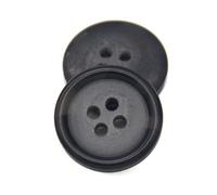 Buttons,Metal Buttons, Buttons 25mm Classical Resin Imitation Horn Pattern for Clothes Men Coat Sweaters Jacket Decorative Sewing Accessories(Black,25mm 10pcs)