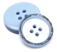 Buttons, Resin Button, 15mm - 25mmfor Clothing Men Suit Cardigan Sweaters Decorative Sewing Accessorie, 25mm 10pcs(No.6 Blue,20mm 15pcs)
