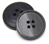 Buttons, Resin Button, 15mm - 25mmfor Clothing Men Suit Cardigan Sweaters Decorative Sewing Accessorie, 25mm 10pcs(No.2 Black,15mm 20pcs)