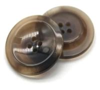 Buttons, Resin Button, 30mm Glaze Resin Beige Horn Brown Buttons for Sewing Women Cardigan Suit Coat Sweater Handmade Decorative Accessories(10502 Brown,30mm 10pcs)