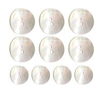 Buttons Shell - 10pcs 2 Hole Round Irregular Texture, Shell Buttons, Round River Sheell Cardigan Butons | DIY Sewing Crafts Clothes Coats Suits Jacket Blazers Jeans Skirts