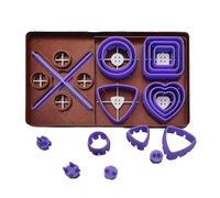 Buttons Toolkit Set | Clays Button Making Tool Set | Sewing Cover Button Kit with 4 Geometric Shapes | Create Perfectly Centered Buttons with Ease | Make Your Own Bu-ttons for Beginners