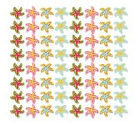 Buttons Two Hole Fasteners Wooden 100pcs Sea Star Shaped Decorative