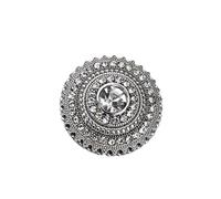 Buttons,Vintage Buttons, 10pcs/lot Fashion Clothing Buttons Black&Golden&Silver Metal Shank Buttons(OneColor,23mm)