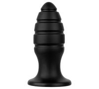 BUTTR Aftershock - giant anal plug (black) - 23 cm