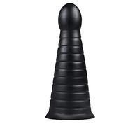 BUTTR Devil Dog Buttplug (Ø 9,90 cm) Big Anal Plug with a Tapered Ribbed Shaft - Specially Designed for Masters of Anal Play; Huge, Ribbed, Narrow Rounded Top, BUTTR013